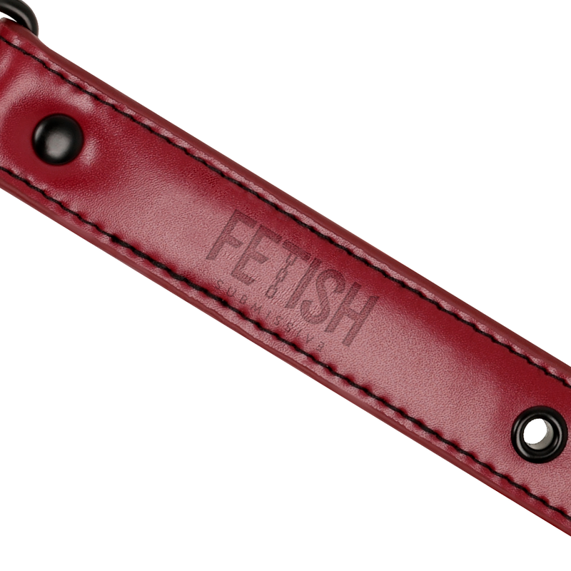 Mordaça BDSM com Bola Ajustável em Couro Vegano